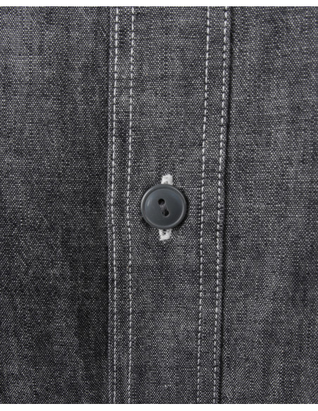 Hemd 1940 USN Chambray Shirt Harbor Grey - Pike Brothers