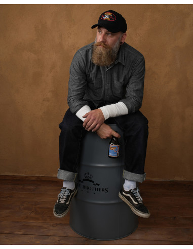 Chemise 1940 USN Chambray Shirt Harbor Grey -...