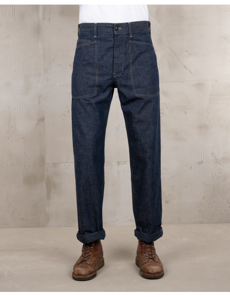 Pantalon 1940 Army Denim Trousers indigo 9 oz – Pike Brothers
