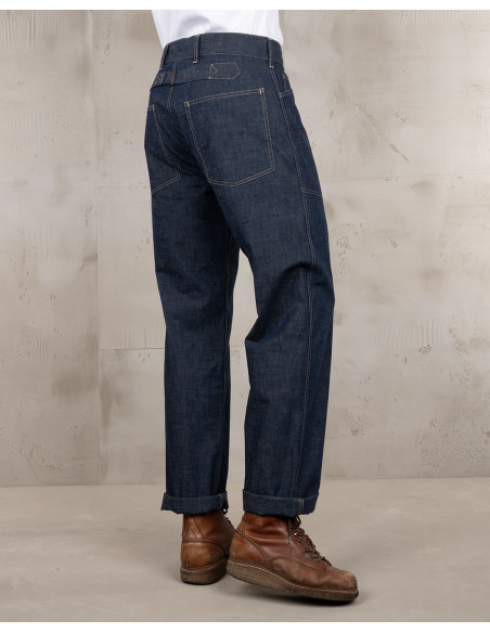 Pantalon 1940 Army Denim Trousers indigo 9 oz – Pike Brothers