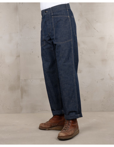 Pantalon 1940 Army Denim Trousers indigo 9 oz –...