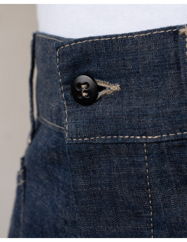 Pantalon 1940 Army Denim Trousers indigo 9 oz –...