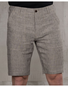 Short en lin 1962 OG-107 Short Sherkin Gris - Pike Brothers