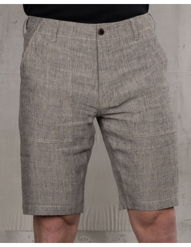 Short en lin 1962 OG-107 Short Sherkin Gris -...