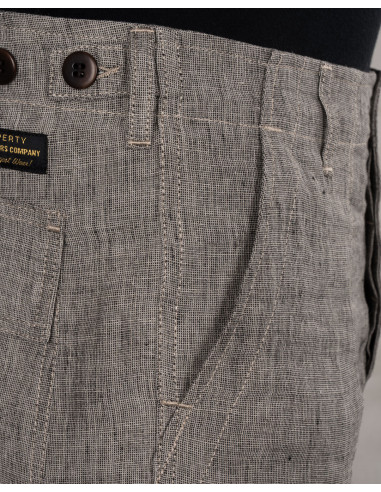 Leinenshort 1962 OG-107 Short Sherkin Grau –...