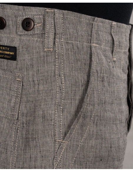 Short en lin 1962 OG-107 Short Sherkin Gris - Pike Brothers