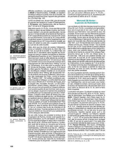 LE KESSEL DE TCHERKASSY ET LES BATAILLES DU DNIEPR - Janvier, Février 1944