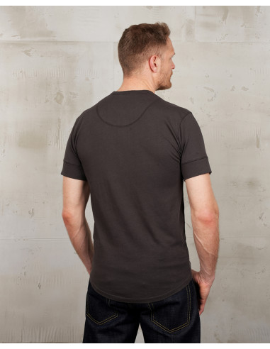 1927 Henley Shirt Short Sleeve Coffee - Pike...