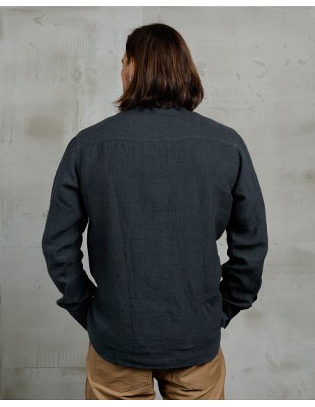 1932 Surveyor Shirt Clifden Navy ­ - Pike Brothers