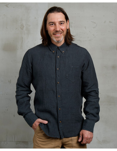 1932 Surveyor Shirt Clifden Navy ­ - Pike Brothers