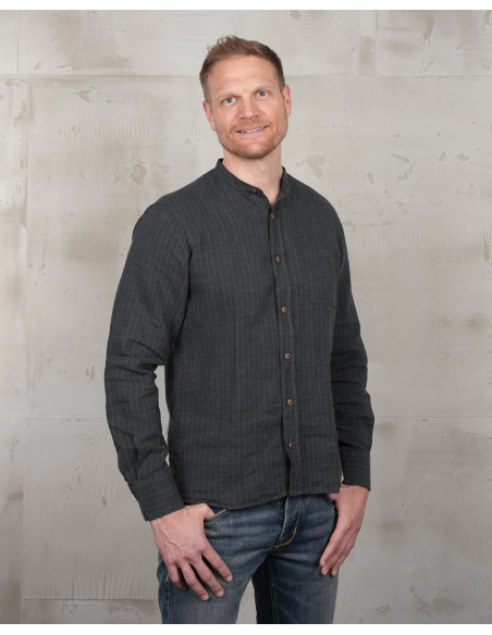 Camicia 1923 Buccanoy Wicklow blu navy - Pike Brothers