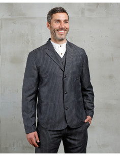 1927 Harvester Jacket Chicago Grey - Pike Brothers