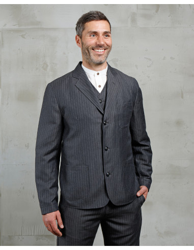1927 Harvester Jacket Chicago Grey - Pike Brothers