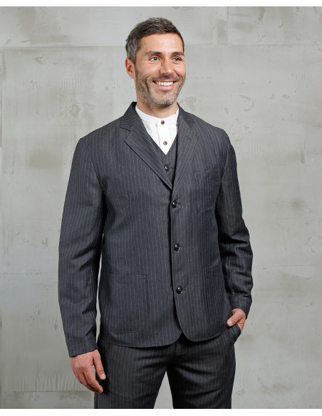 1927 Harvester Jacket Chicago Grey - Pike Brothers