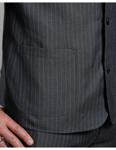 1927 Harvester Jacket Chicago Grey - Pike Brothers