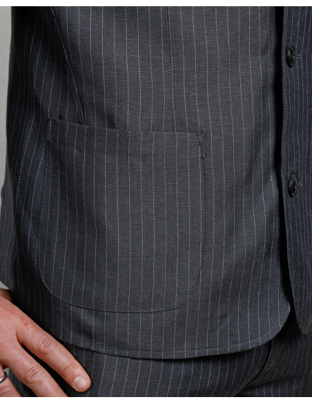 1927 Harvester Jacket Chicago Grey - Pike Brothers