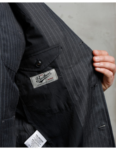 1927 Harvester Jacket Chicago Grey - Pike Brothers
