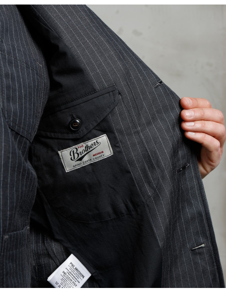1927 Harvester Jacket Chicago Grey - Pike Brothers