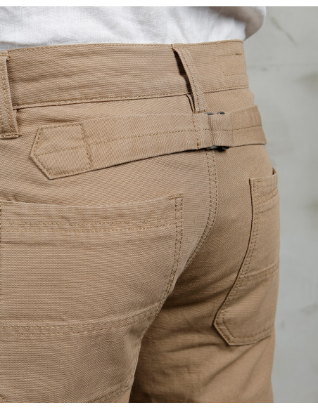 1908 Hazienda Short Panama Beige - Pike Brothers