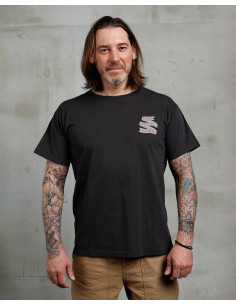 T-shirt 1969 Sports Tee Zero Fucks Given Black - Pike...