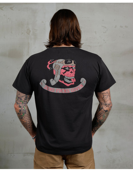 T-shirt 1969 Sports Tee Zero Fucks Given Black - Pike Brothers