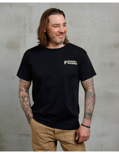 T-shirt 1969 Sports Tee No Monkey Business Black - Pike...