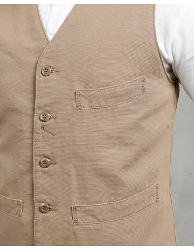 Weste 1908 Hazienda Vest Panama Beige – Pike...