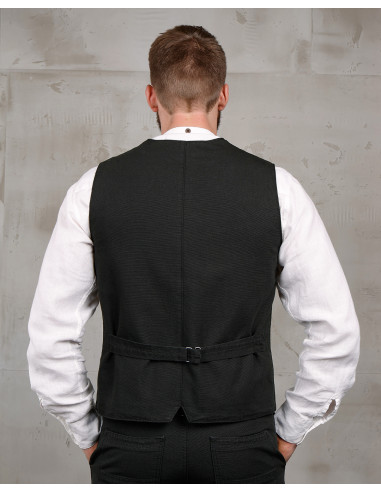 1908 Hazienda Vest Panama Grey - Pike Brothers
