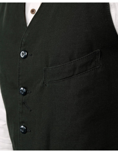 Weste 1908 Hazienda Vest Panama Grey - Pike...