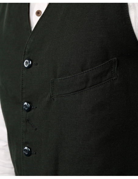 1908 Hazienda Vest Panama Grey - Pike Brothers