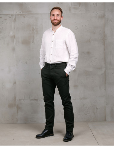 Broek 1908 Hazienda Pant Panama Grey – Pike...