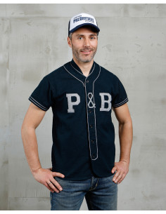 Hemd 1938 Baseball Shirt Dark Navy – Pike Brothers 2