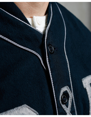 Hemd 1938 Baseball Shirt Dark Navy – Pike Brothers