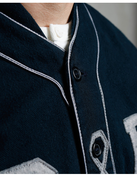 Hemd 1938 Baseball Shirt Dark Navy – Pike Brothers