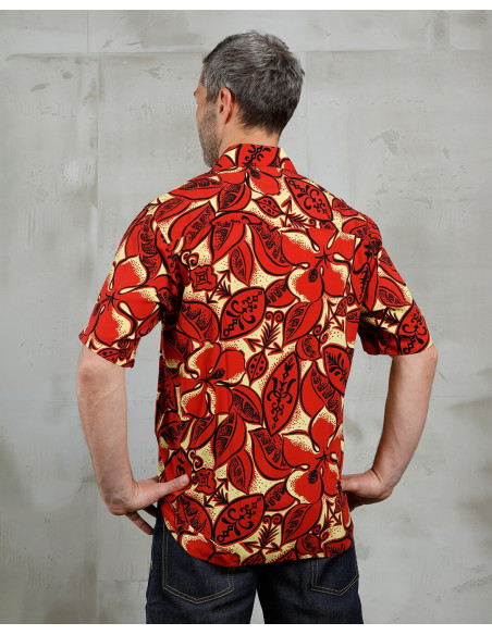 Hawaiihemd Pike Brothers 1948 Surf Shirt Random Red – Pike Brothers