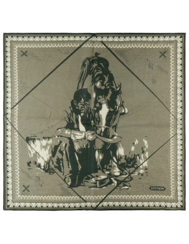 Bandana Sjaal Last Drop Olijfgroen - Stetson