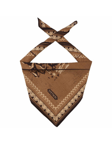 Bandana Scarf Last Drop Brown - Stetson