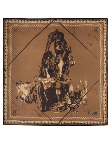 Bandana-Tuch Last Drop Braun - Stetson