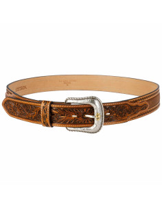 Tooled Leather Belt - Stetson