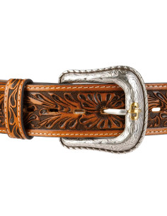 Ledergürtel Tooled Leather Belt - Stetson 2
