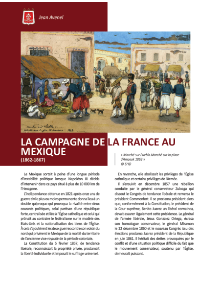 Mexican Campaign 1862-1867 - Carnets de la Sabretache