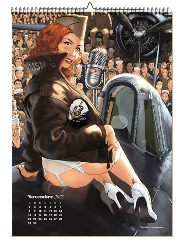 CALENDRIER PIN-UP 2027 - Romain Hugault -...