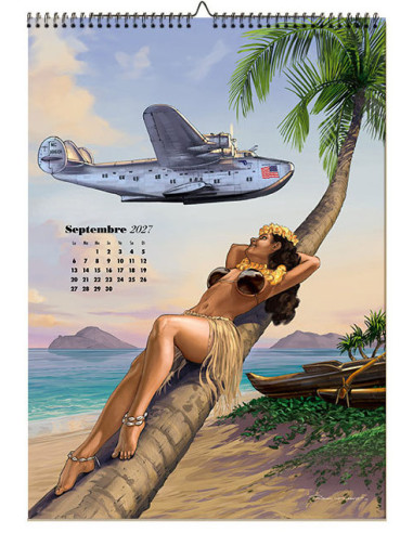 CALENDARIO PIN-UP 2027 - Romain Hugault -...