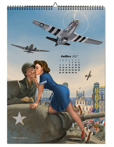 CALENDRIER PIN-UP 2027 - Romain Hugault -...