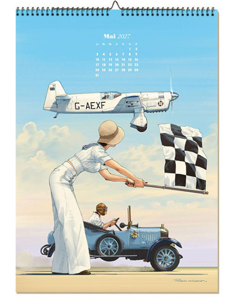 CALENDRIER PIN-UP 2027 - Romain Hugault - Tirage limité