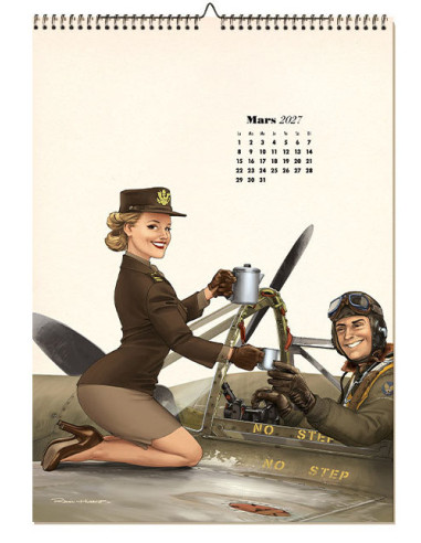 CALENDARIO PIN-UP 2027 - Romain Hugault -...