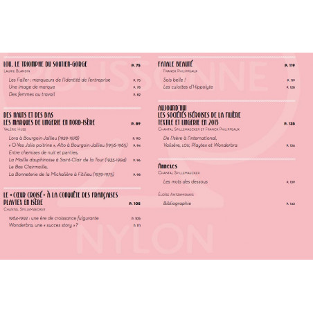 LES DESSOUS DE L'ISERE - Une histoire de la lingerie féminine