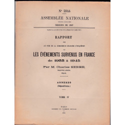 Les Événements survenus en France de 1933 à 1945.