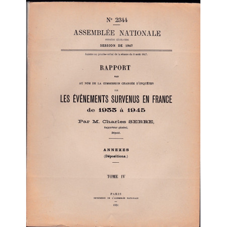 Die Ereignisse in Frankreich von 1933 bis 1945.