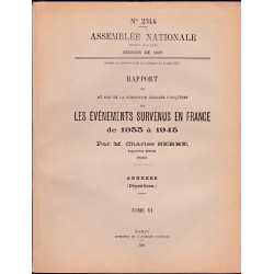 Les Événements survenus en France de 1933 à 1945.
